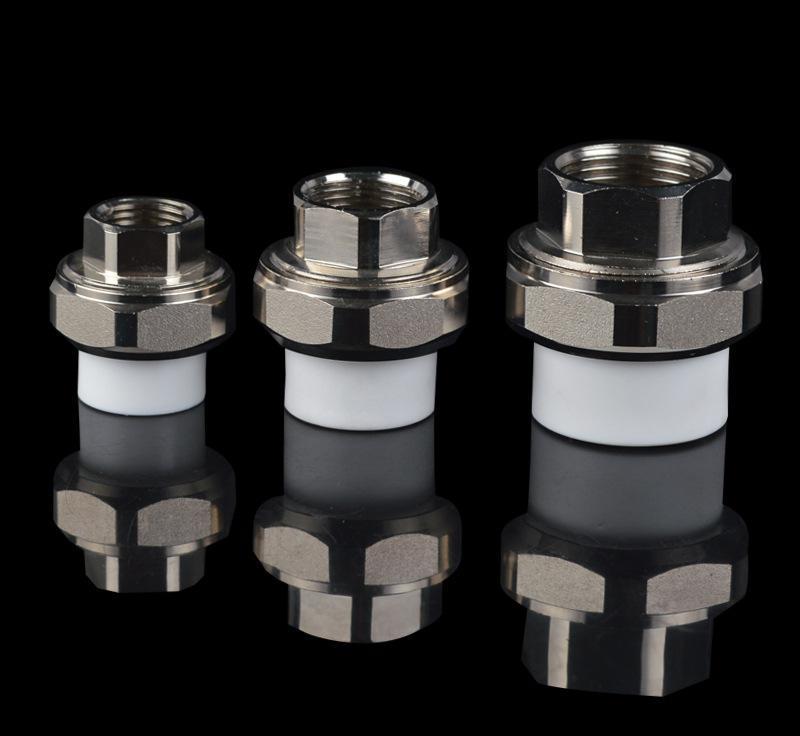 廠家直銷優質PPR內絲銅活接 全銅管材家裝水暖管件