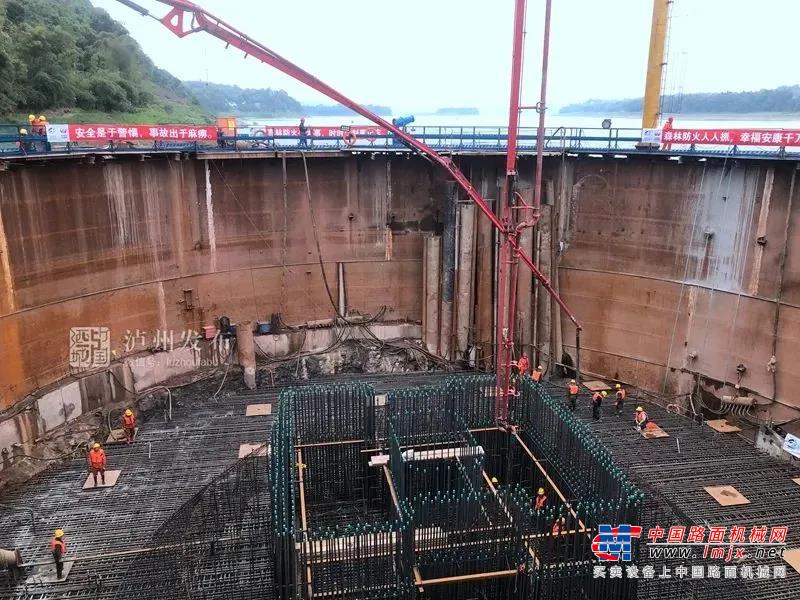 搶汛期,抓進度!65小時連續施工,三一泵車顯神威