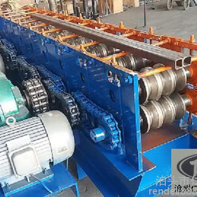 承德仁德50圓管變方管 圓管變方管機 水泥堵頭管子 圓管變方管成型設備