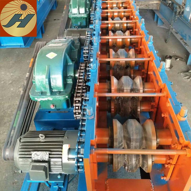 加強版圓管壓方管設備 舊腳手架圓管變方管機 可壓水泥堵頭管子